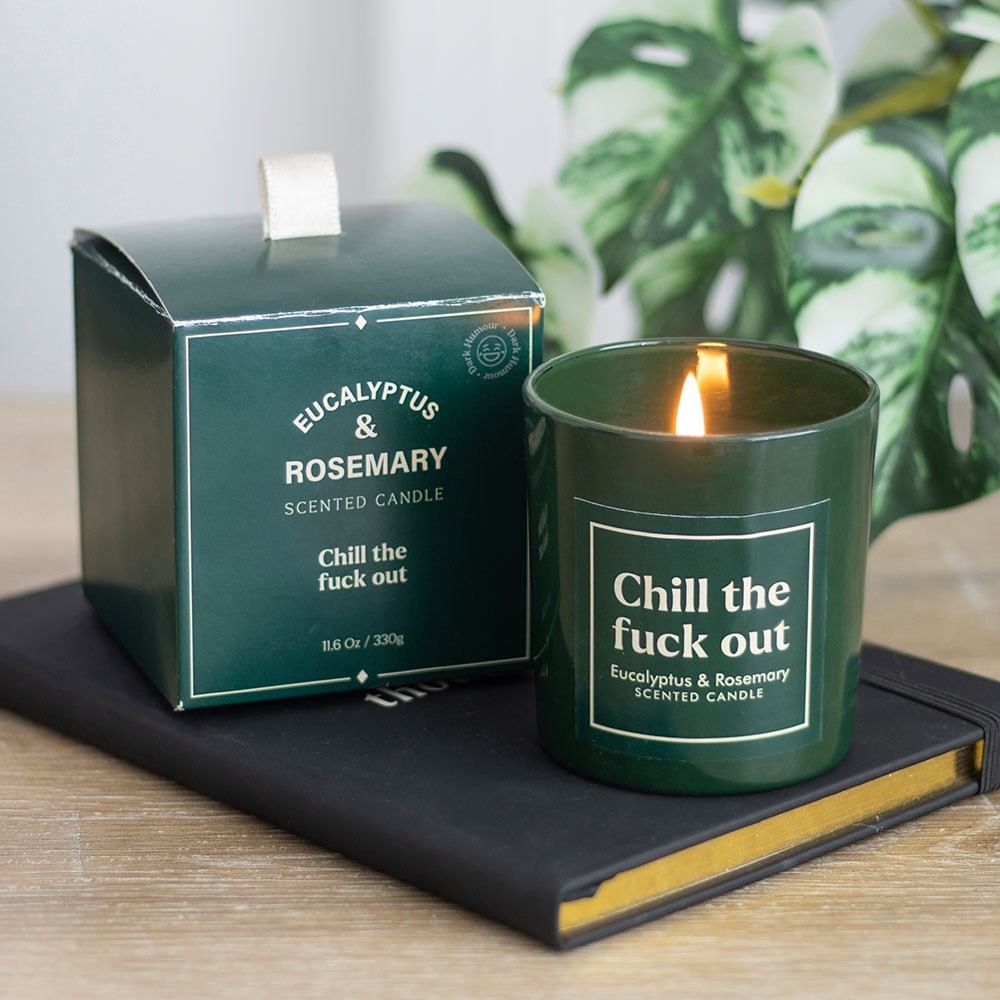Something Different - Sweary Chill Out Eucalyptus & Rosemary Bougie Parfumée - Multicolore